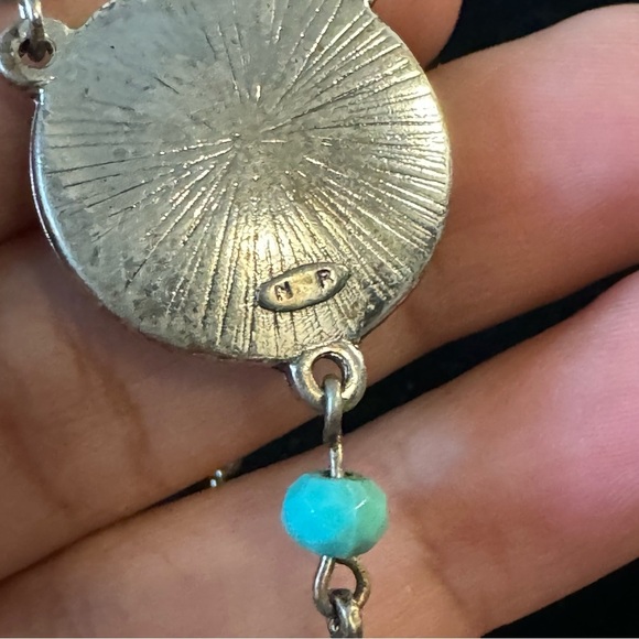 1980s Vintage Nina Ricci for Avon (Signed NR) Dreamcatcher Pendant Necklace - Picture 11 of 14